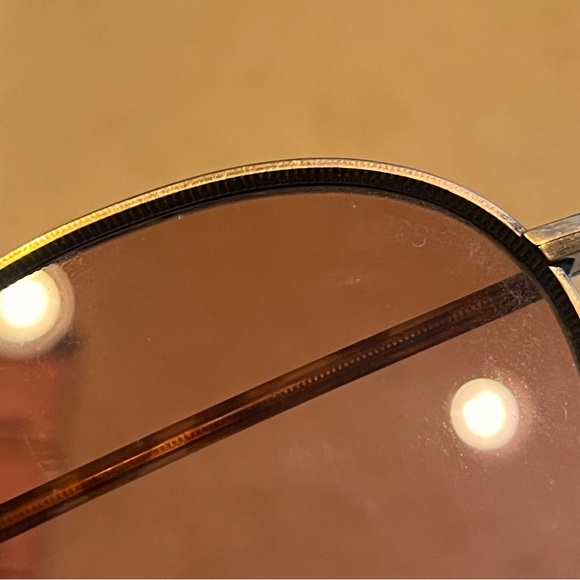 Classic 90s Tortoise Shell Wmn Small Frame Rose Colored Sunglasses Tint Metal - Picture 8 of 16